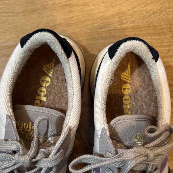 Gola Women’s Sneakers in Beige and Navy - Picture 10 of 10